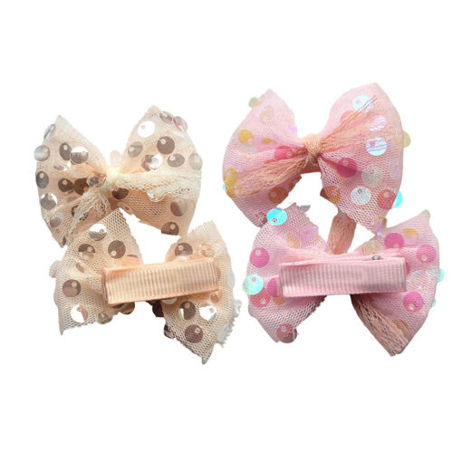 Picture of SEQUIN BOW CLIP 2 PACK
